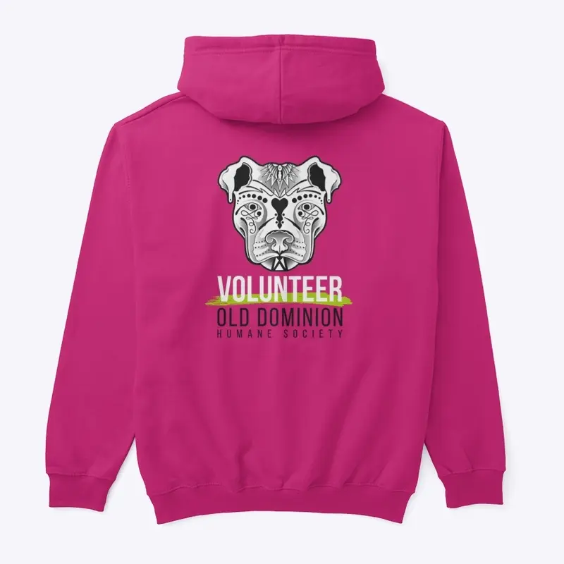 ODHS Volunteer Pink Hoodie